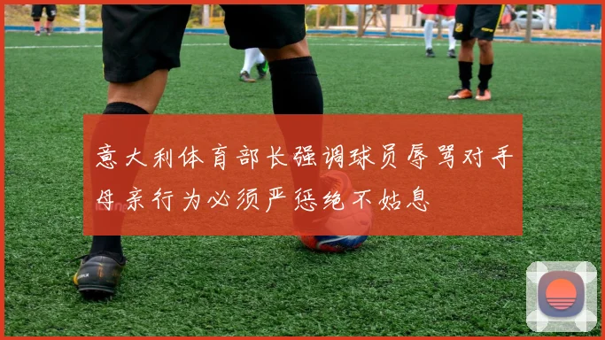 意大利体育部长强调球员辱骂对手母亲行为必须严惩绝不姑息